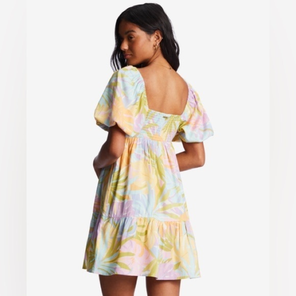 🔆BILLABONG🔆BE MINE DRESS MINI FLORAL VACATION - Picture 8 of 13